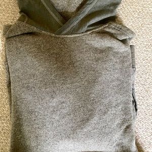 Grey Lululemon Terry Cloth Hoodie Sweatshirt